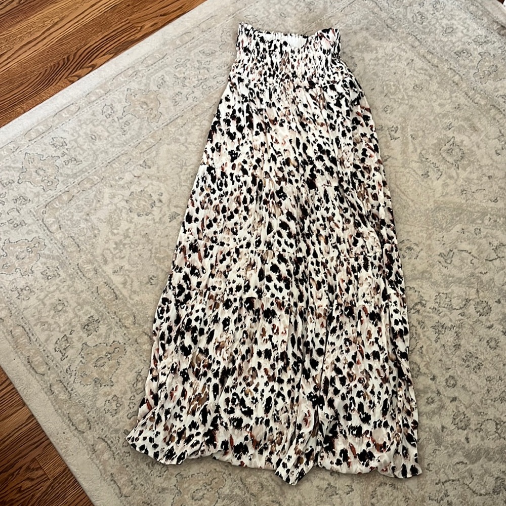 Cheetah Print Maxi Skirt
